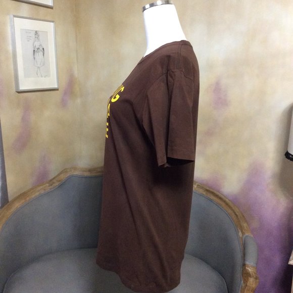 NWOT "Rowing Is Not A Crime" brown tee, size M - Picture 3 of 7